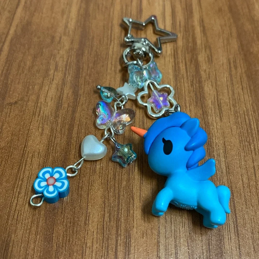 ❤️ Unicorno Tokidoki Keychain Charm Bag Clip New